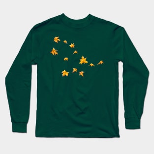 Leaves Pattern Long Sleeve T-Shirt